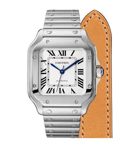 cartier santos steel